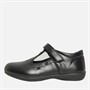 KP85 Girls Alice T-Bar Shoes Black