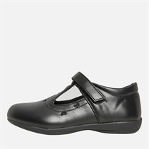 KP85 Girls Alice T-Bar Shoes Black