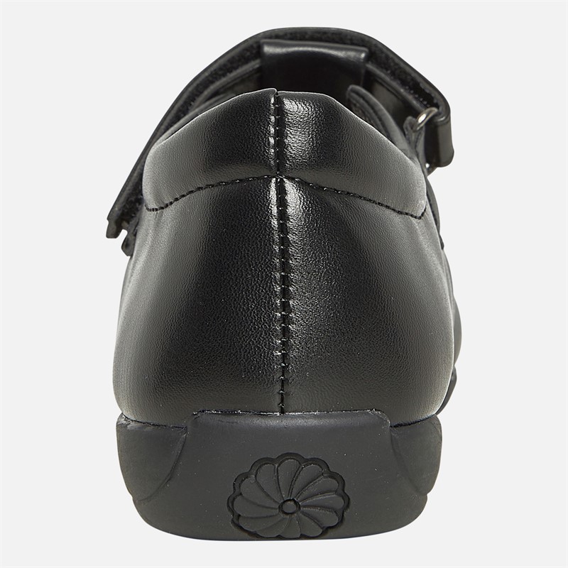 KP85 Girls Alice T-Bar Shoes Black