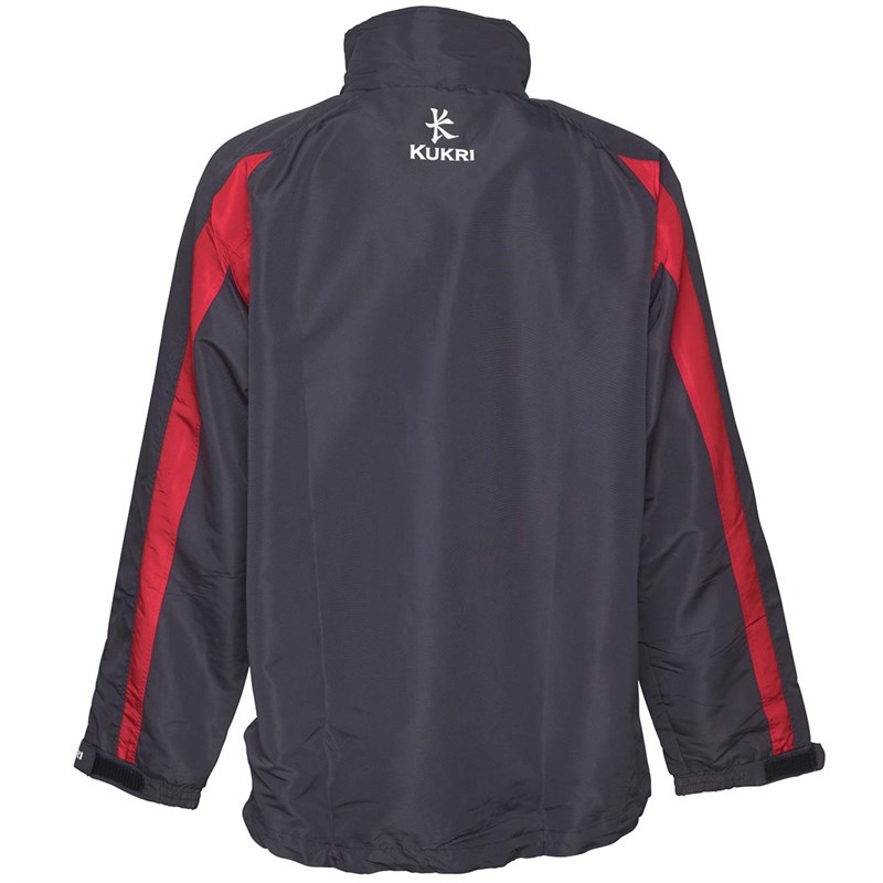 Buy Kukri Mens Premium 1/2 Zip Smock Training Jacket Navy/Red