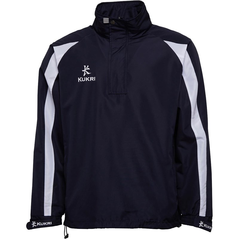 Buy Kukri Mens Premium 1/2 Zip Smock Training Jacket Navy/White