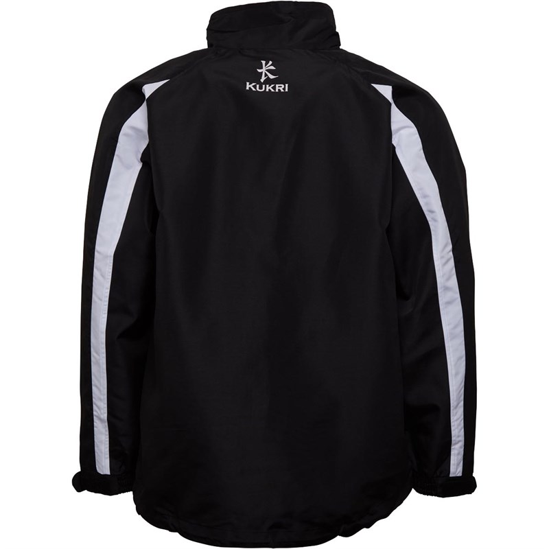 Buy Kukri Mens Premium 1/2 Zip Smock Training Jacket Black/White