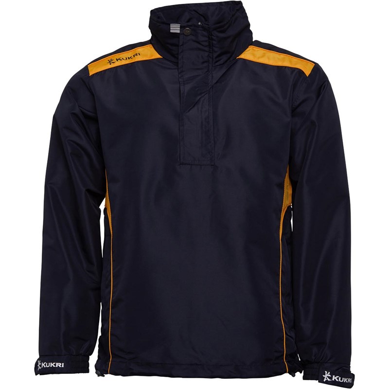 Buy Kukri Mens Premium 1/2 Zip Smock Training Jacket Navy/Amber