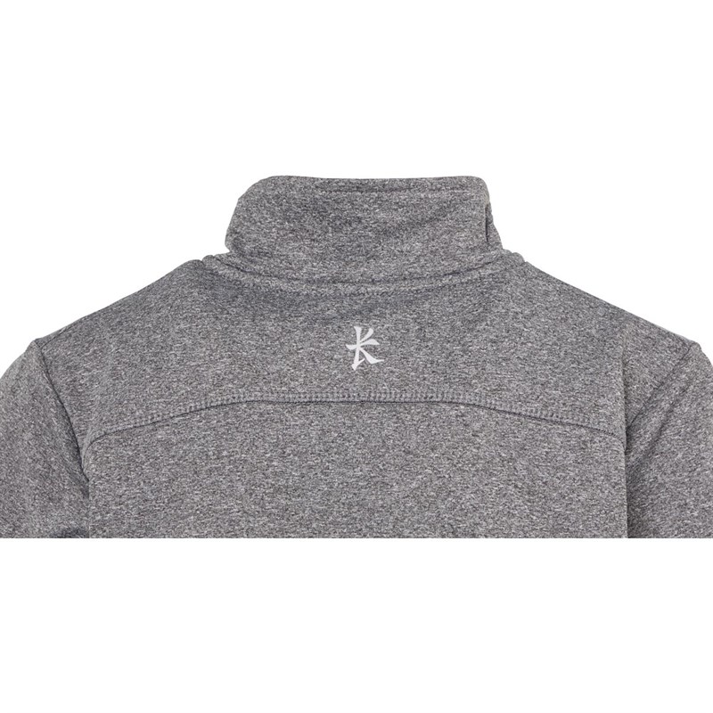 Kukri Junior 1/4 Zip Track Top Charcoal Marl