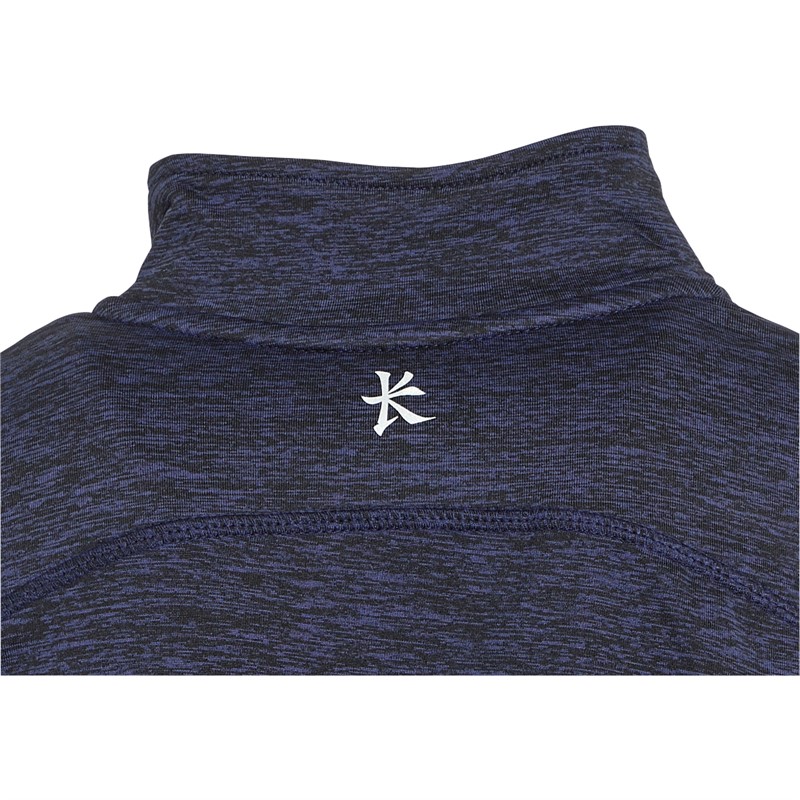 Kukri Boys 1/4 Zip Track Top Navy Heather
