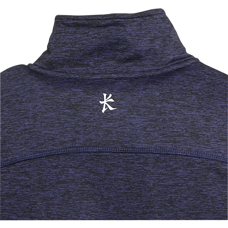 Kukri Mens Full Zip Track Top Navy Heather