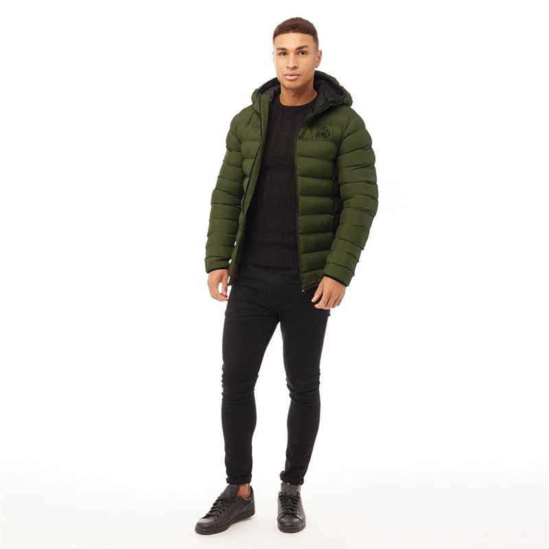 Kings Will Dream Mens Abor Padded Jacket Khaki