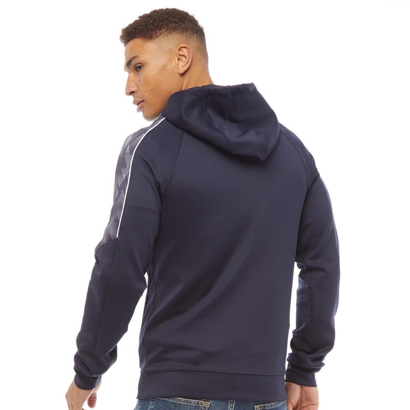Kings Will Dream Hanley Geometric Poly Hoodie Navy