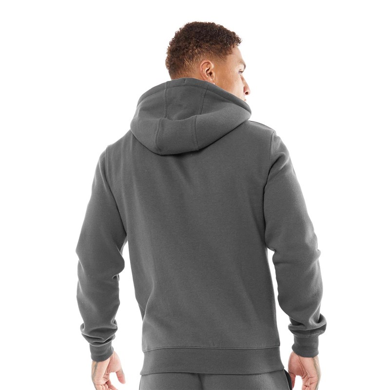 Buy Kings Will Dream Mens Crosby Zip Through Hoodie Charcoal