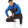 Kings Will Dream Mens Merton Poly Tracksuit Black/White/Cobalt