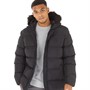 Kings Will Dream Mens Dice Puffer Parka Jacket Black