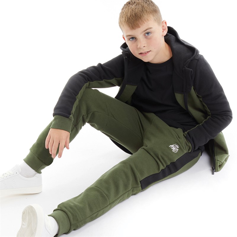 Buy Kings Will Dream Boys Merton Tracksuit Black Khaki