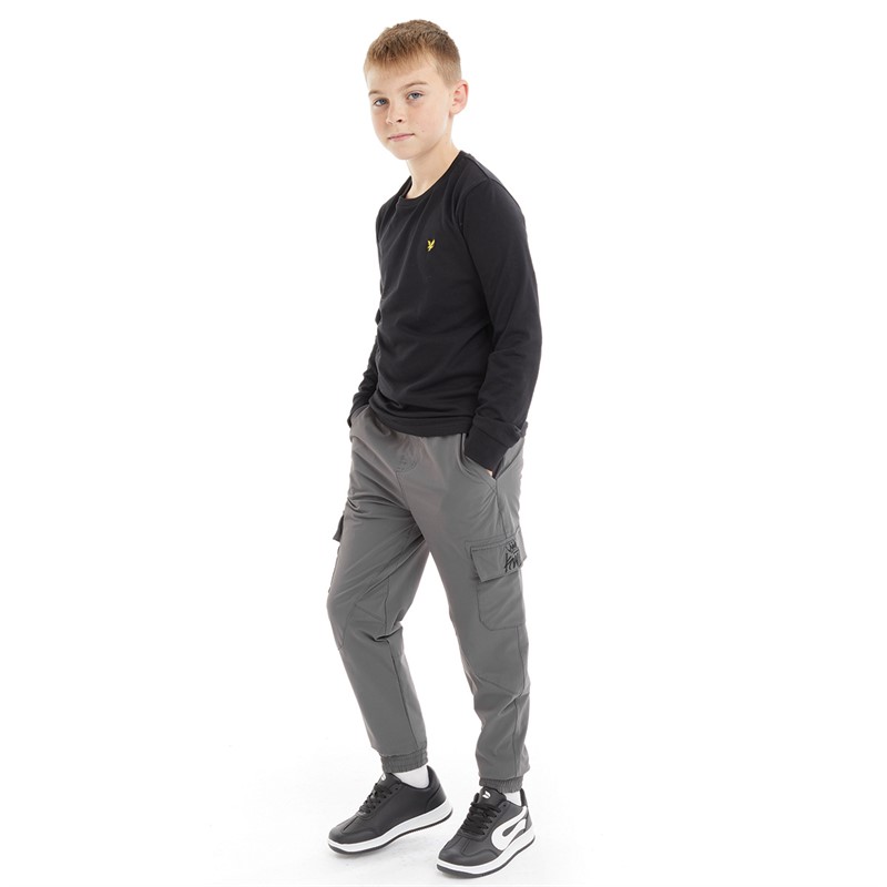 Kings Will Dream Boys Waylon Cargo Pants Charcoal