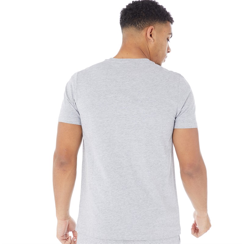 Kings Will Dream Mens Crosby 2.0 T-Shirt Grey Marl/Optic White