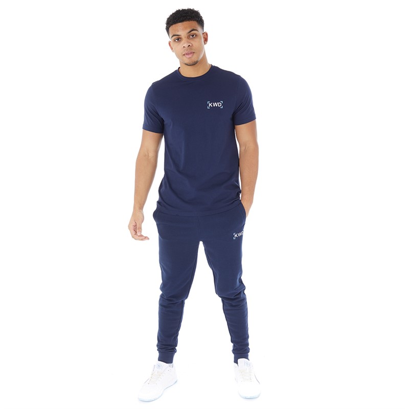 Kings Will Dream Mens Karsor T-Shirt Navy/Sky Blue/Optic White