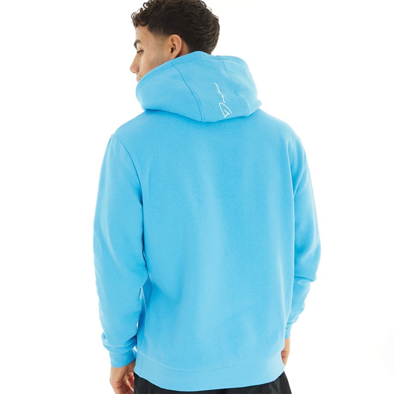 Kings Will Dream Mens Lidston OTH Hoodie Bright Blue/Optic White