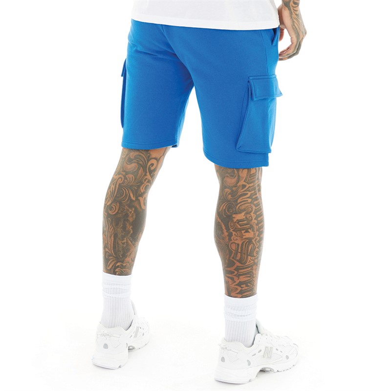 Kings Will Dream Mens Crosby 2.0 Cargo Shorts Lapis Blue/White