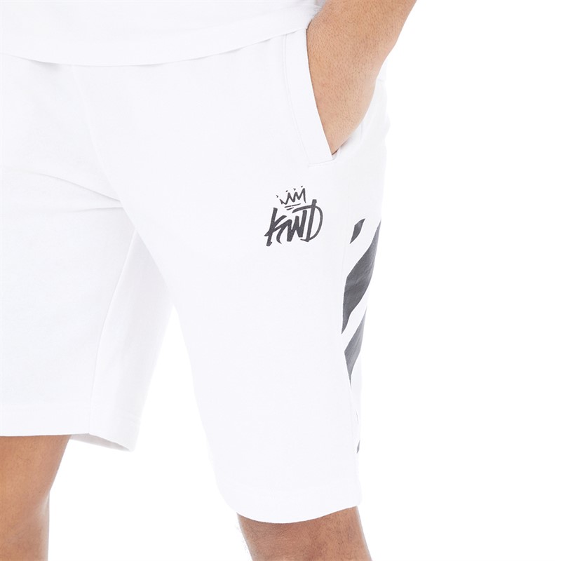 Kings Will Dream Mens Stanten Shorts Optic White/Jet Black