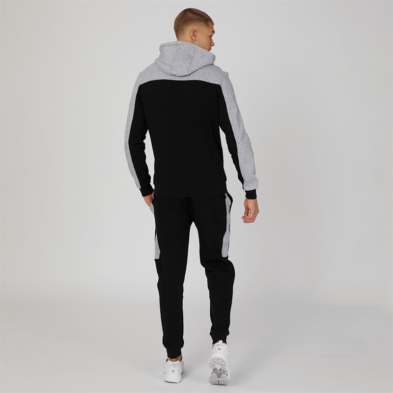 Kings Will Dream Mens Burton Fleece Tracksuit Jet Black/Grey Marl