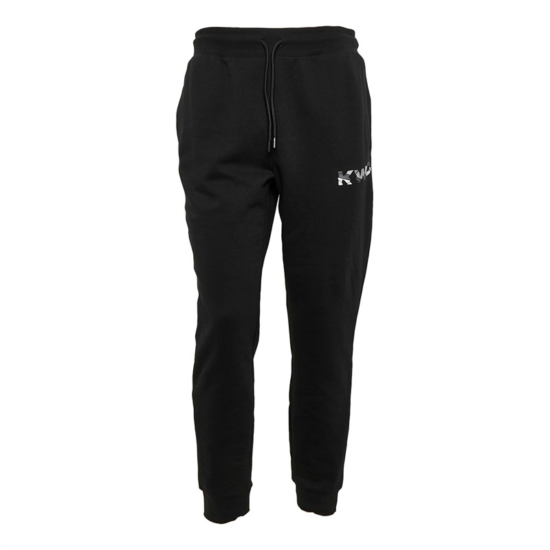 Kings Will Dream Mens Fracture Joggers Jet Black/Tonal Greys