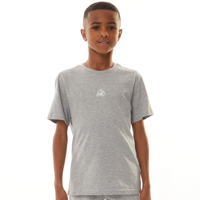 Kings Will Dream Boys Beaumor T-Shirt Grey Marl