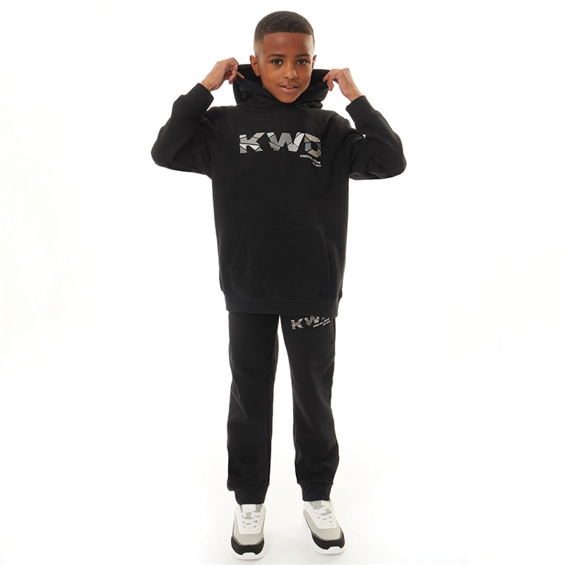 Kings Will Dream Boys Fracture Tracksuit Jet Black/Reflective