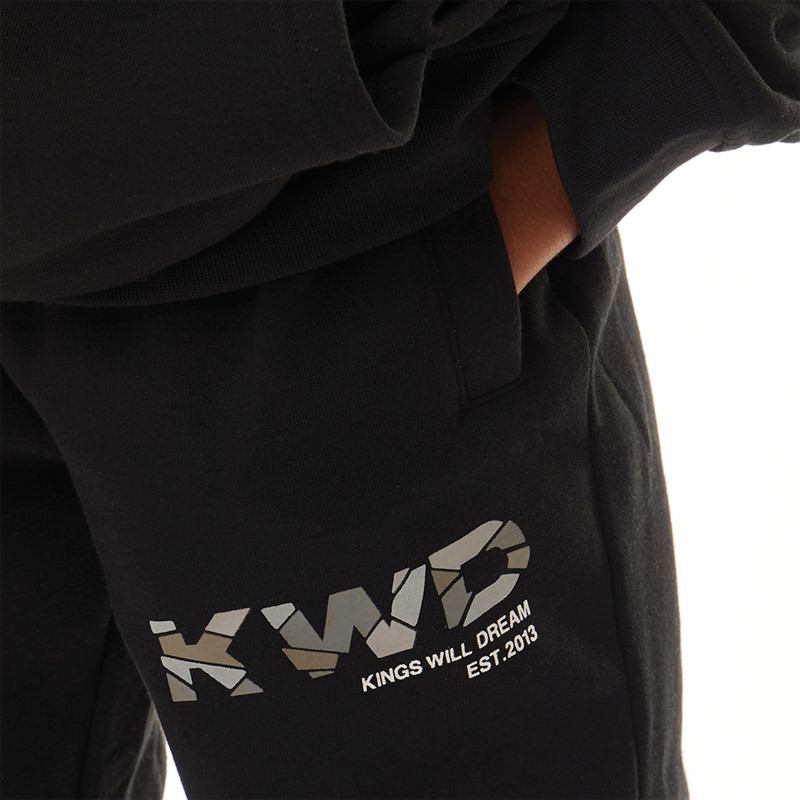 Kings Will Dream Boys Fracture Tracksuit Jet Black/Reflective