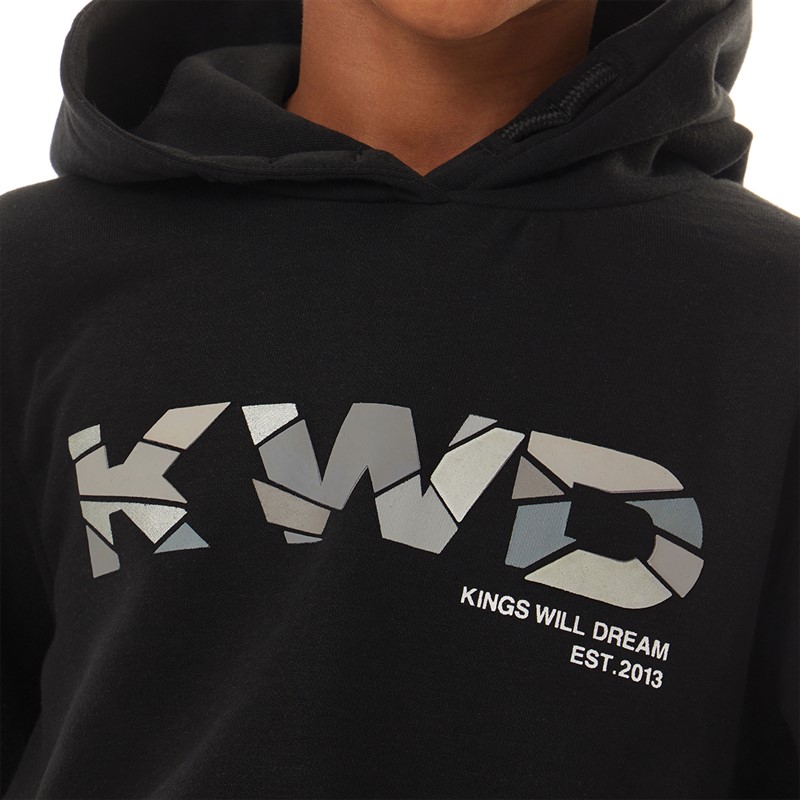 Kings Will Dream Boys Fracture Tracksuit Jet Black/Reflective