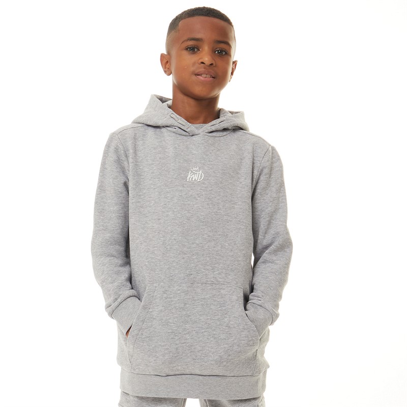 Kings Will Dream Boys Beaumor Hoodie Grey Marl