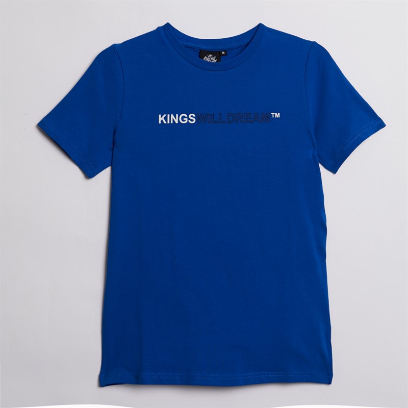 Kings Will Dream Boys Quinn T-Shirt Lapis Blue/Black/White