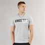 Kings Will Dream Mens Tagged T-Shirt Grey Marl