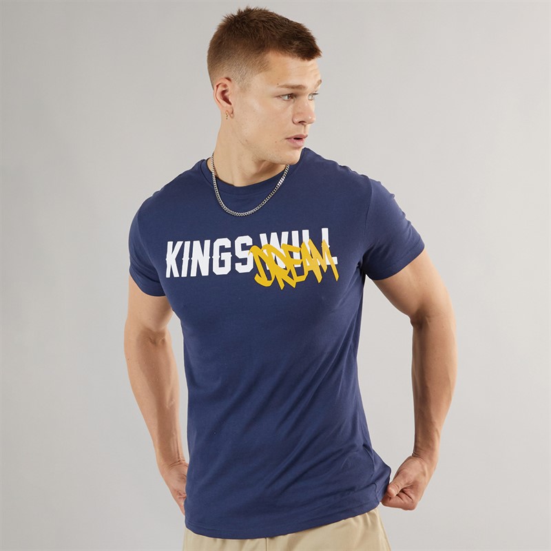Kings Will Dream Mens Tagged T-Shirt Navy