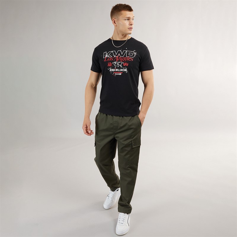 Kings Will Dream Mens Mapped T-Shirt Black