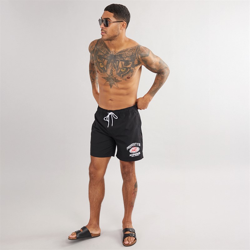 Kings Will Dream Mens Property Swim Shorts Black