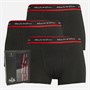 Kings Will Dream Boys Three Pack Scriptband Boxer Shorts Black