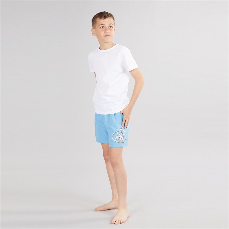 Kings Will Dream Boys Soap Swim Shorts Sky Blue