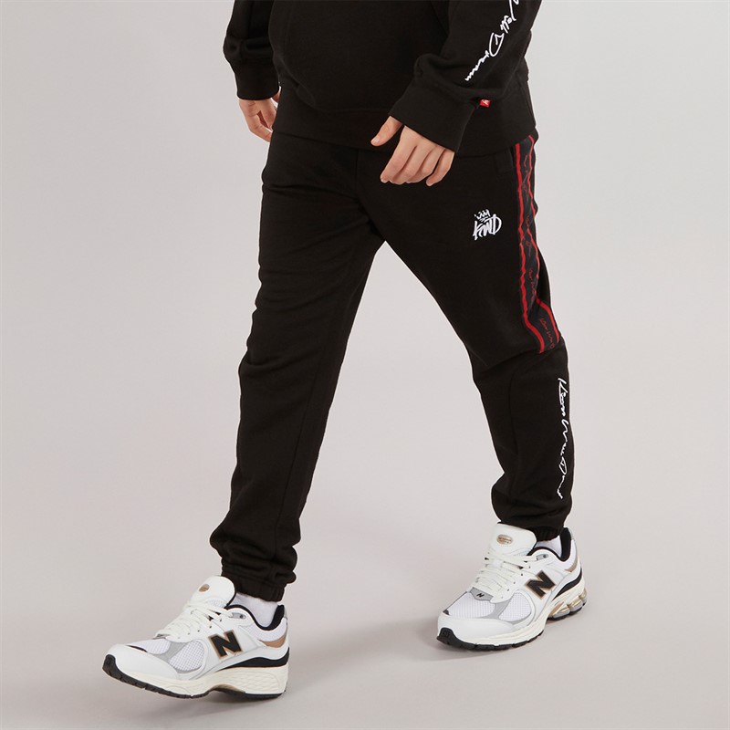Kings Will Dream Boys Brandover Joggers Black