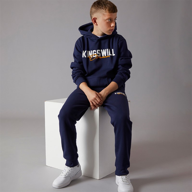 Kings Will Dream Boys Bilkie Tracksuit Set Navy