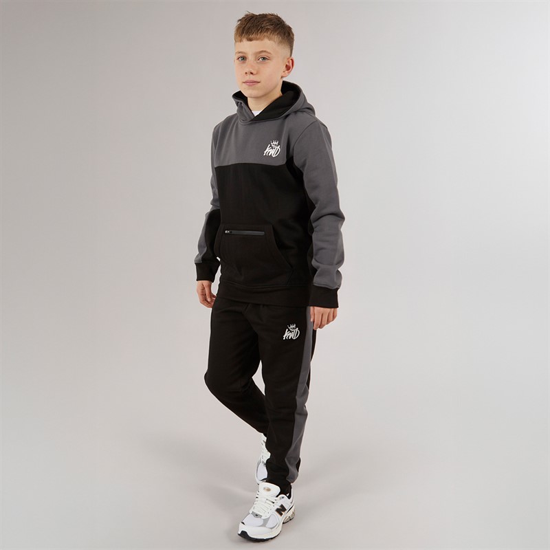 Kings Will Dream Boys Techy Tracksuit Set Black/Asphalt