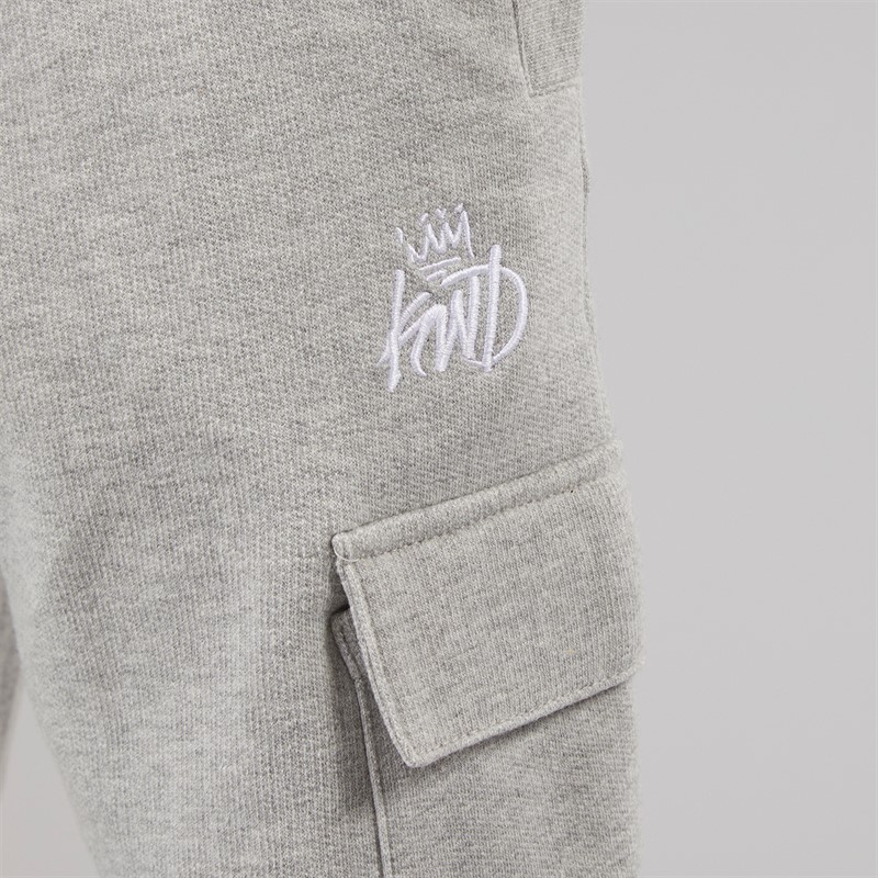 Kings Will Dream Boys Crosby Crew Tracksuit Set Grey Marl