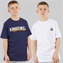 Kings Will Dream Boys Bilkiecore Two Pack T-Shirts Navy/White
