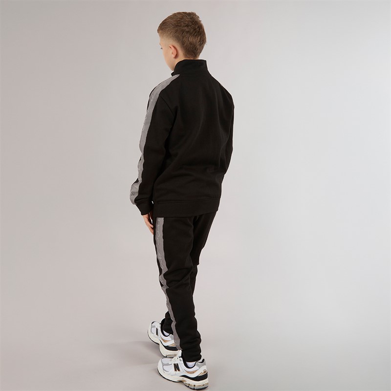 Kings Will Dream Boys Terranced Tracksuit Set Black