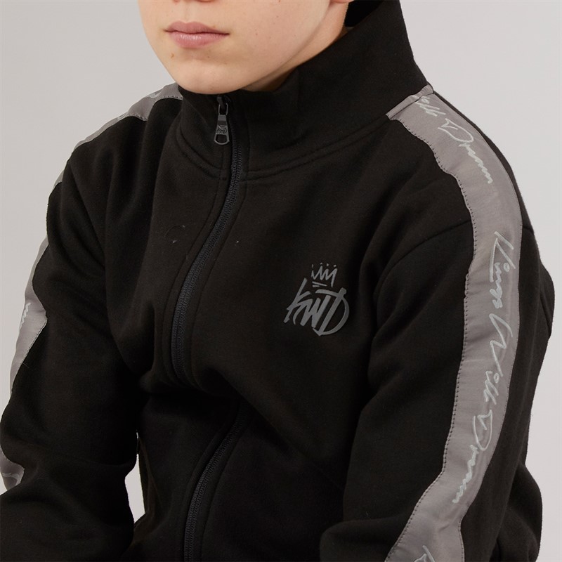 Kings Will Dream Boys Terranced Tracksuit Set Black