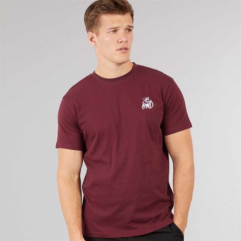 Kings Will Dream Mens Crosby T-Shirt Burgundy