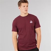Kings Will Dream Mens Crosby T-Shirt Burgundy