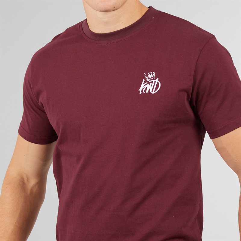 Kings Will Dream Mens Crosby T-Shirt Burgundy