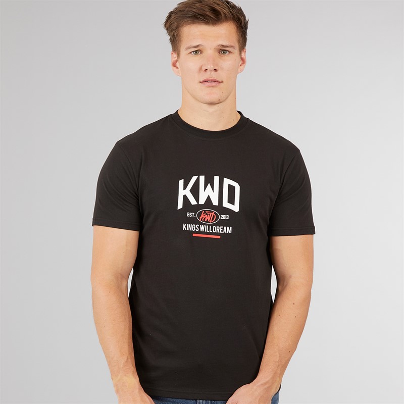 Kings Will Dream Mens Tattooed T-Shirt Black