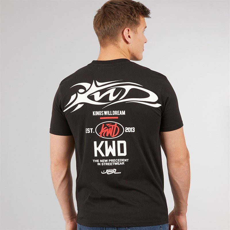 Kings Will Dream Mens Tattooed T-Shirt Black