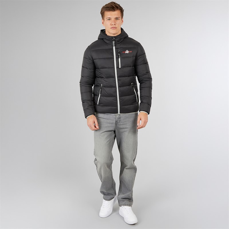 Kings Will Dream Mens Barcana Puffer Jacket Black