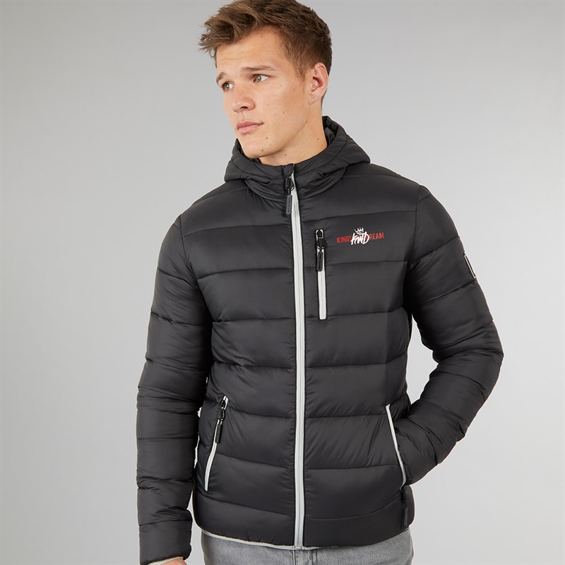 Kings Will Dream Mens Barcana Puffer Jacket Black